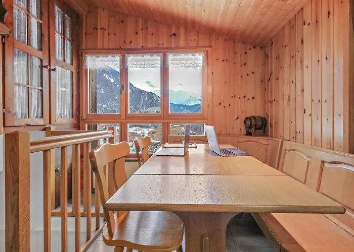 Dans La Montagne Proche De Verbier