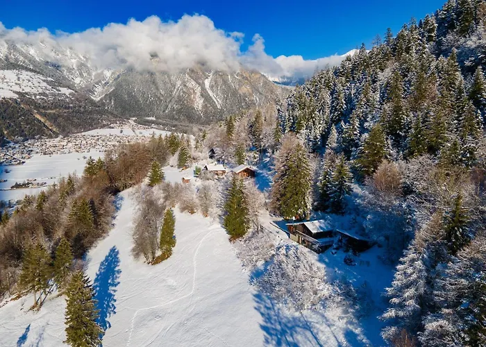 Dans La Montagne Proche De Verbier 木屋 *